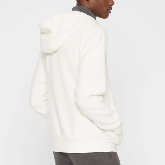 Brushed Hoodie - New WithTags - NEVER WORN - White/ Egret - Picture 2 of 5